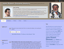 Tablet Screenshot of johnrobertstevenshistory.com